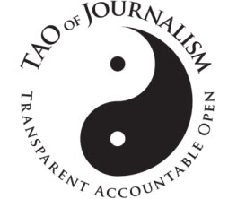 tao of journalism pledge seal